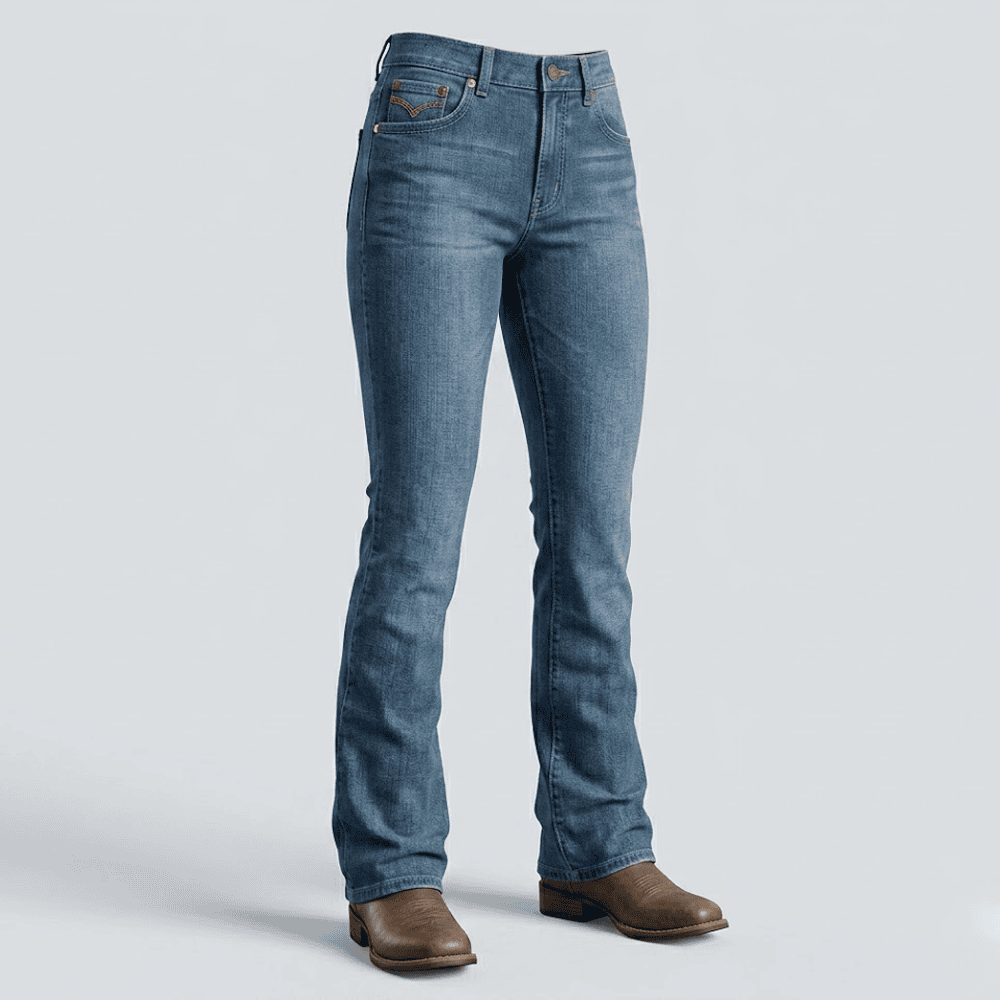 Custom Premium Western-Style Riding Jeans