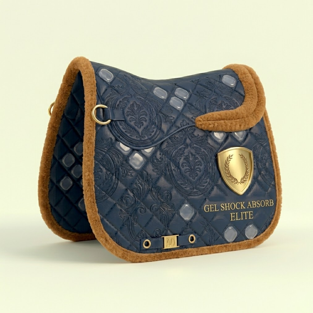 Custom Gel-Shock Absorbing Saddle Pad