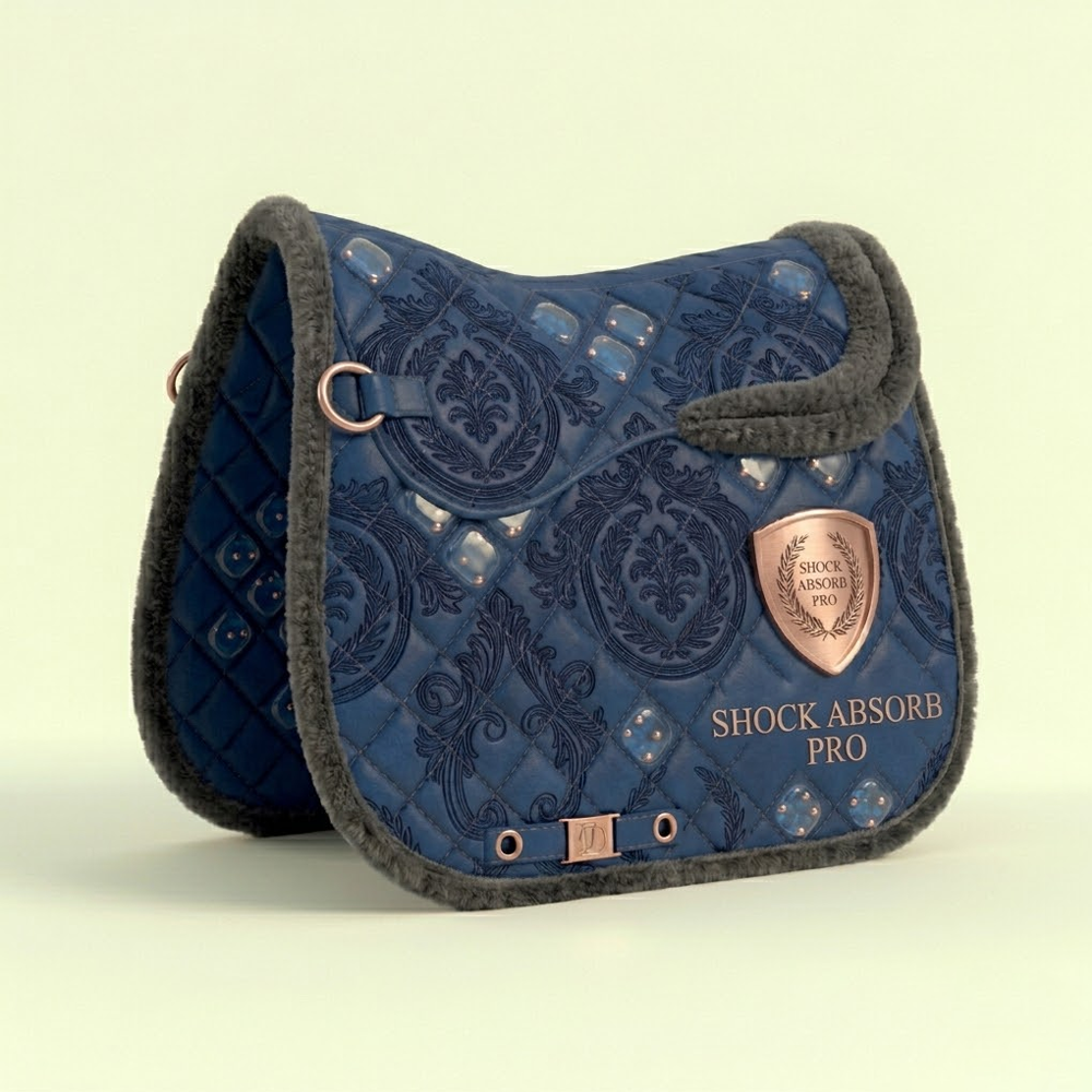 Custom Gel-Shock Absorbing Saddle Pad