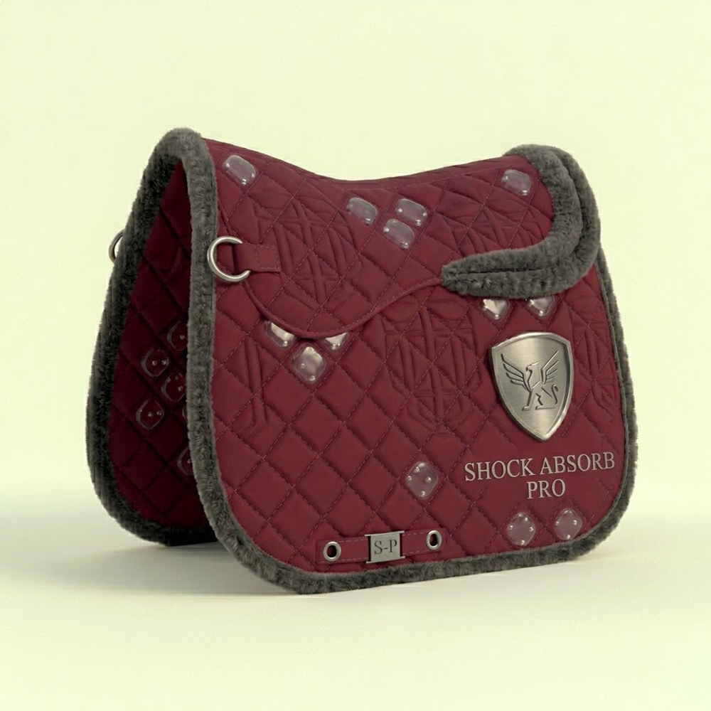 Custom Gel-Shock Absorbing Saddle Pad